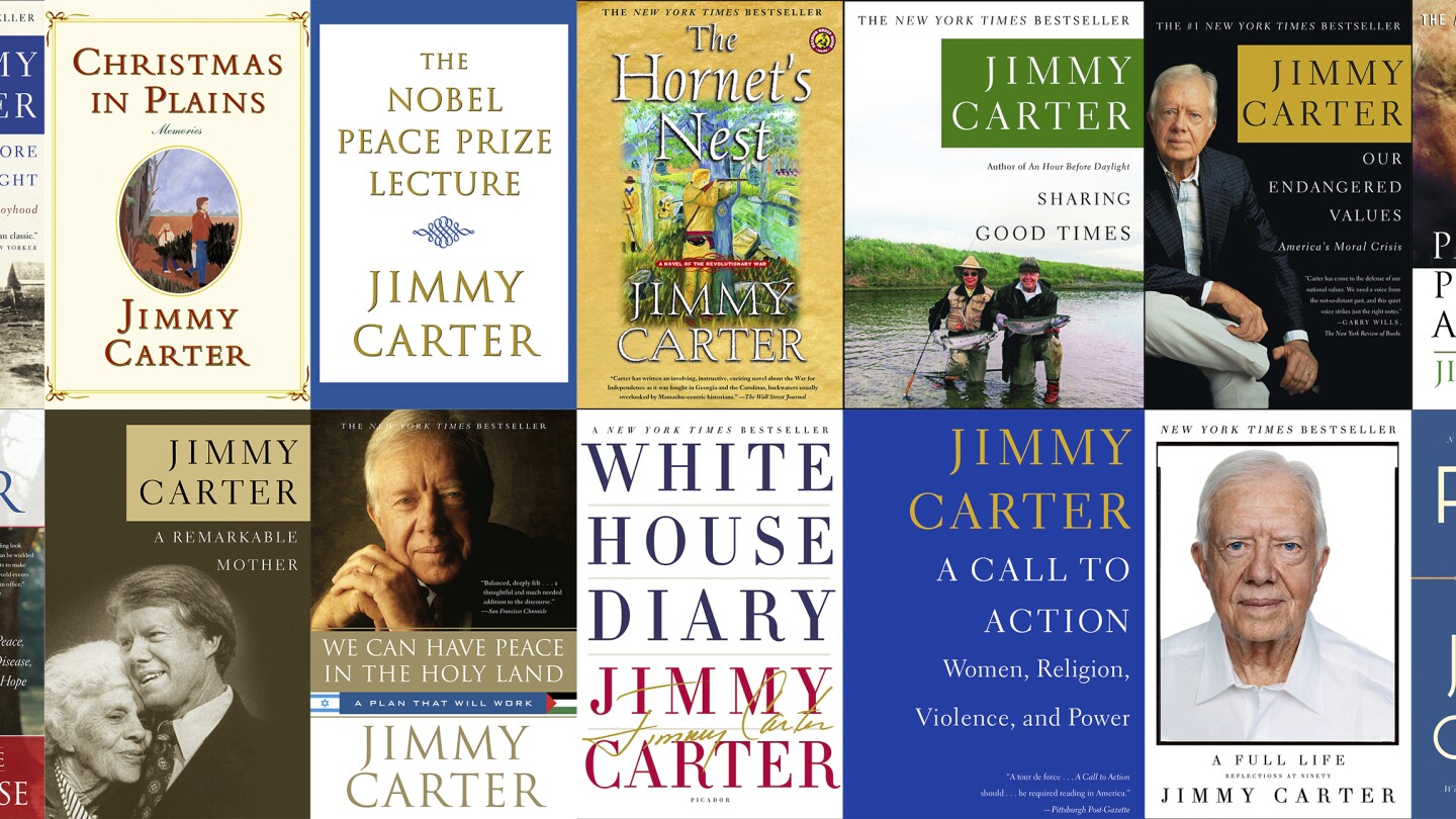 Jimmy Carter reflects on writing journey and literary achievements
