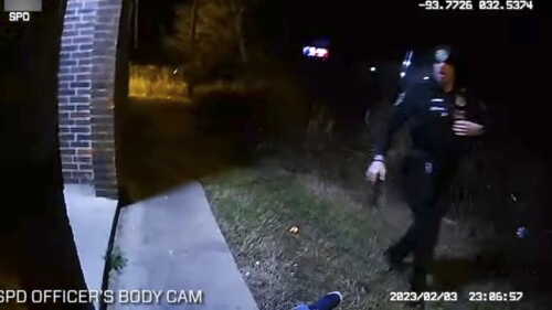 FILE - This photo provided by Louisiana State Police shows police body cam video of Shreveport Police Officer Alexander Tyler after shooting Alonzo Bagley after a foot chase on Feb. 3, 2023 in Shreveport, La. A second criminal charge of malfeasance in office was added against the former Louisiana police officer on Monday, July 24, 2023. Tyler pleaded not guilty to malfeasance as well as an earlier charge of negligent homicide for fatally shooting Bagley, an unarmed Black man who was trying to flee police responding to a domestic disturbance. (Louisiana State Police via AP, File)