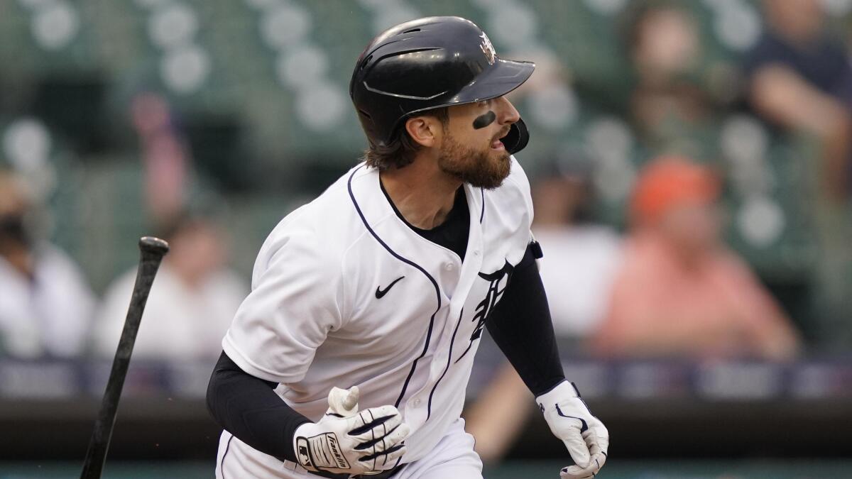 Eric Haase homers in 1st and helps Tigers beat Mariners 5-3