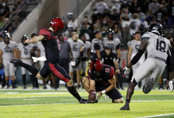 Araiza's booming punts carry No. 19 Aztecs to MWC title tilt