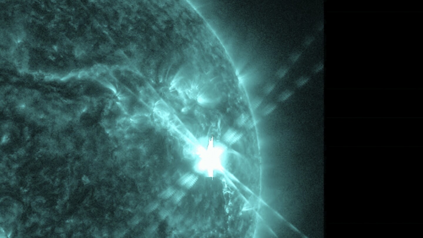 Biggest solar flare in years disrupts radio signals on Earth