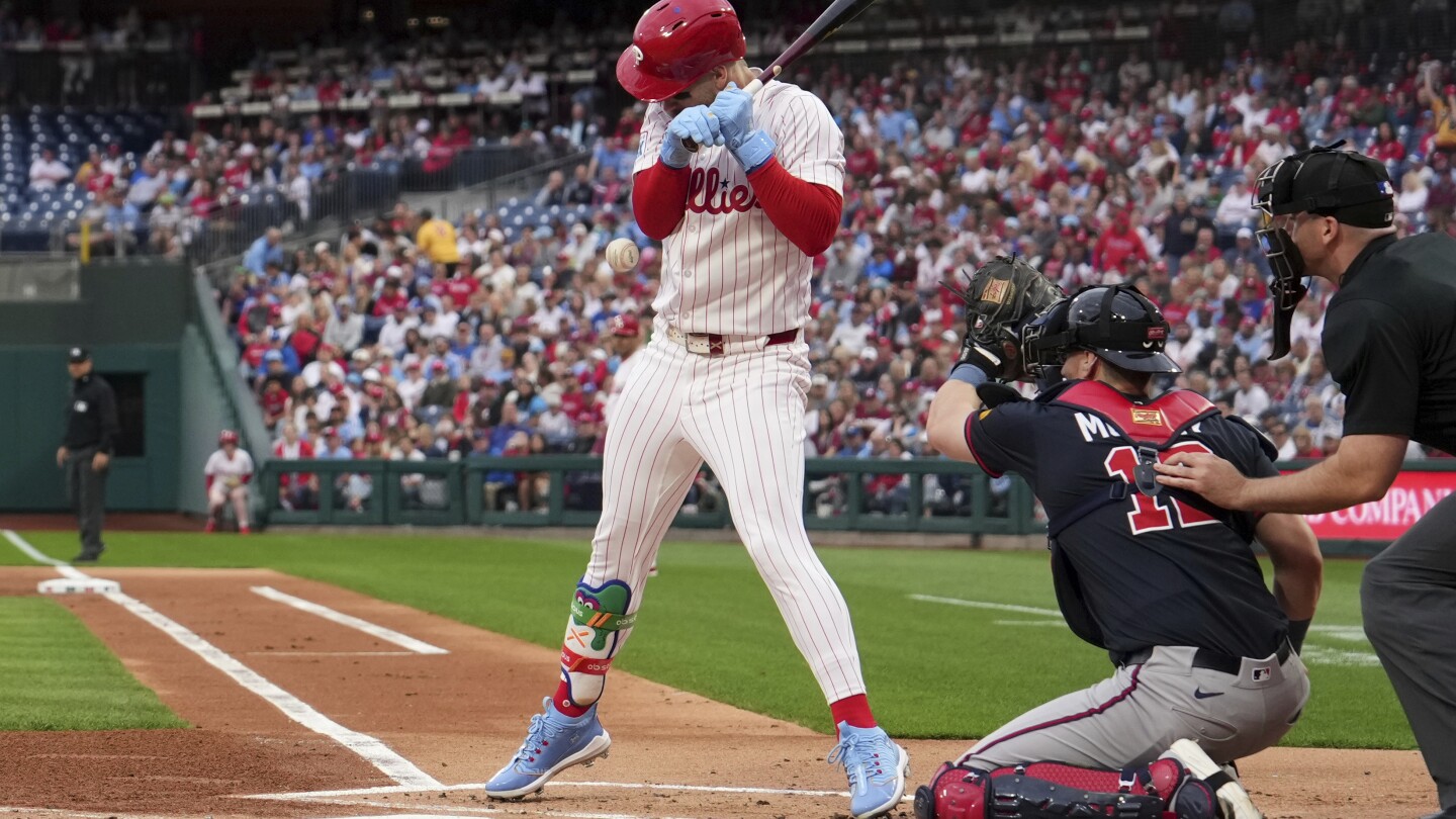 Braves' Strider says he's not a 'complete sociopath' after HBP knocks Phillies' Harper out of game