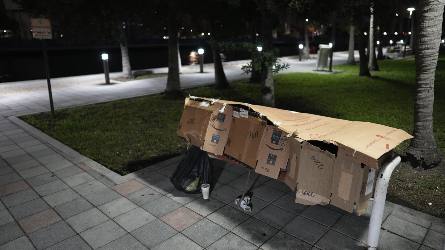 ТАЛАХАСИ, Флорида (AP) — Флорида ще забрани на хиляди бездомни