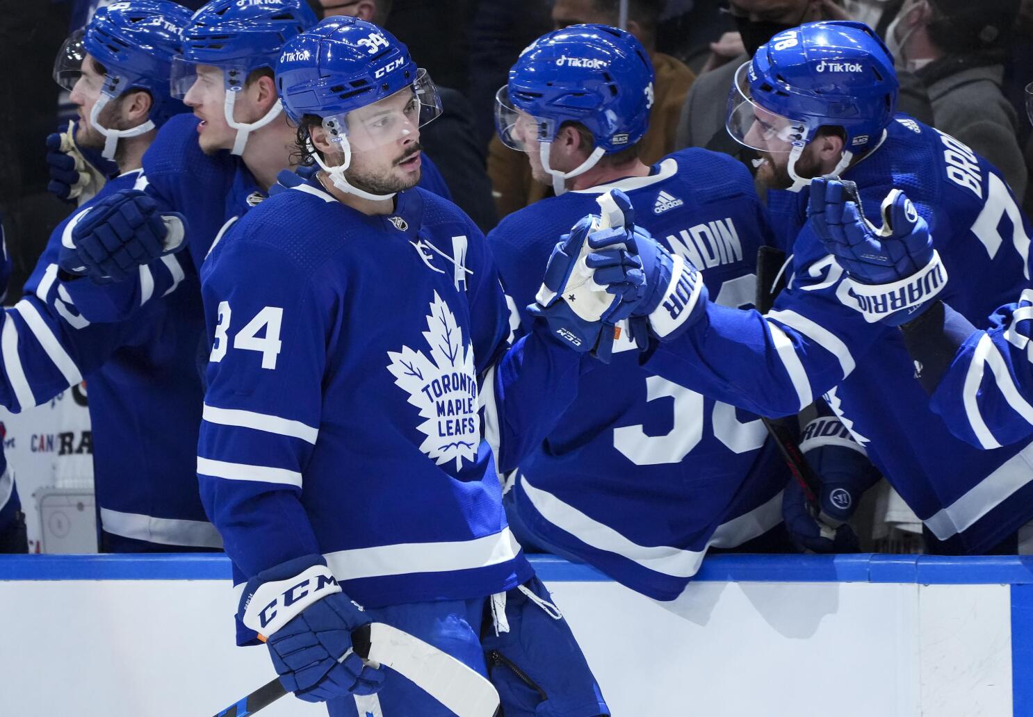 Jack Campbell ties franchise record with 9th straight win as Leafs take  down Flames