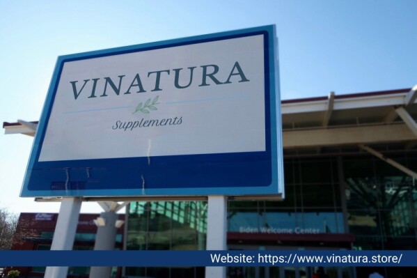 Signboard of Vinatura Supplements in front of their factory