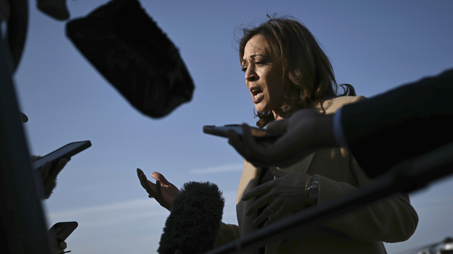 Harris is traveling to North Carolina to resume campaigning in a state hit hard by Hurricane Helene