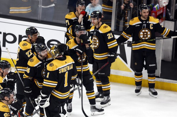 Record-setting Bruins ousted in first round of Stanley Cup playoffs