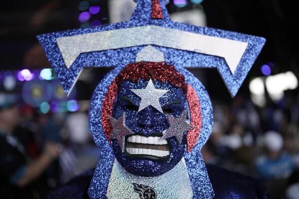 Tennessee Titans Mark Laderman poses for a portrait before the second round of the NFL football draft Friday, April 29, 2022, in Las Vegas. (AP Photo/Jae C. Hong)