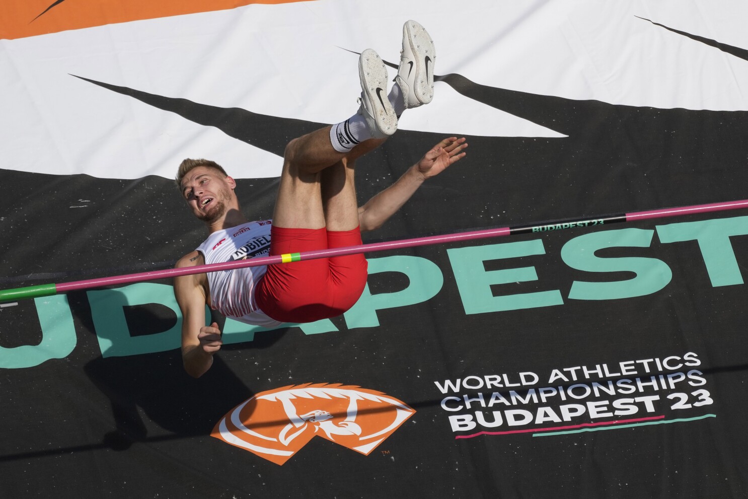 High jumper who was barred from Paris Olympics for doping gets two-year ban