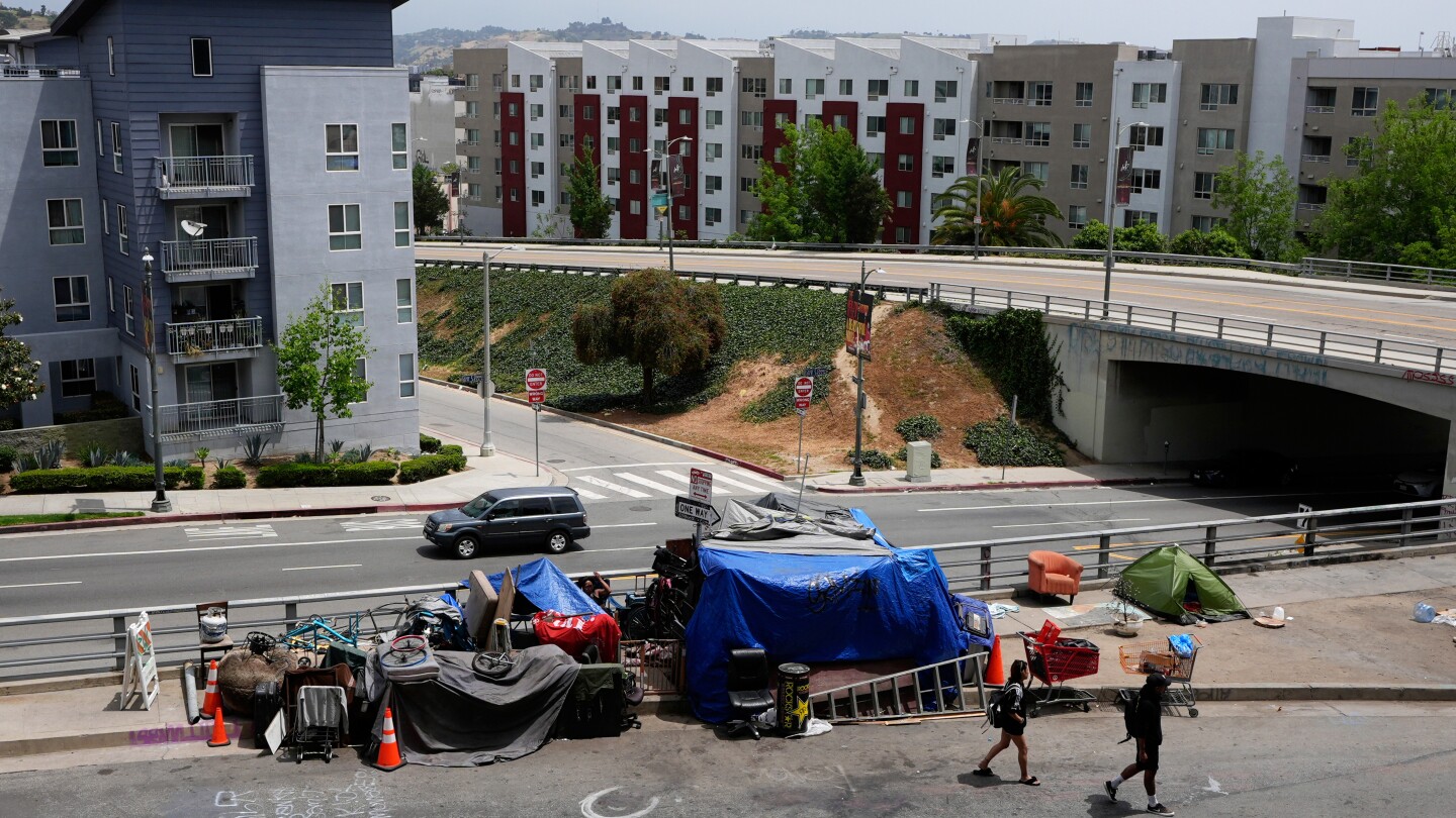 Gov. Newsom urges California cities and counties to ban homeless encampments
