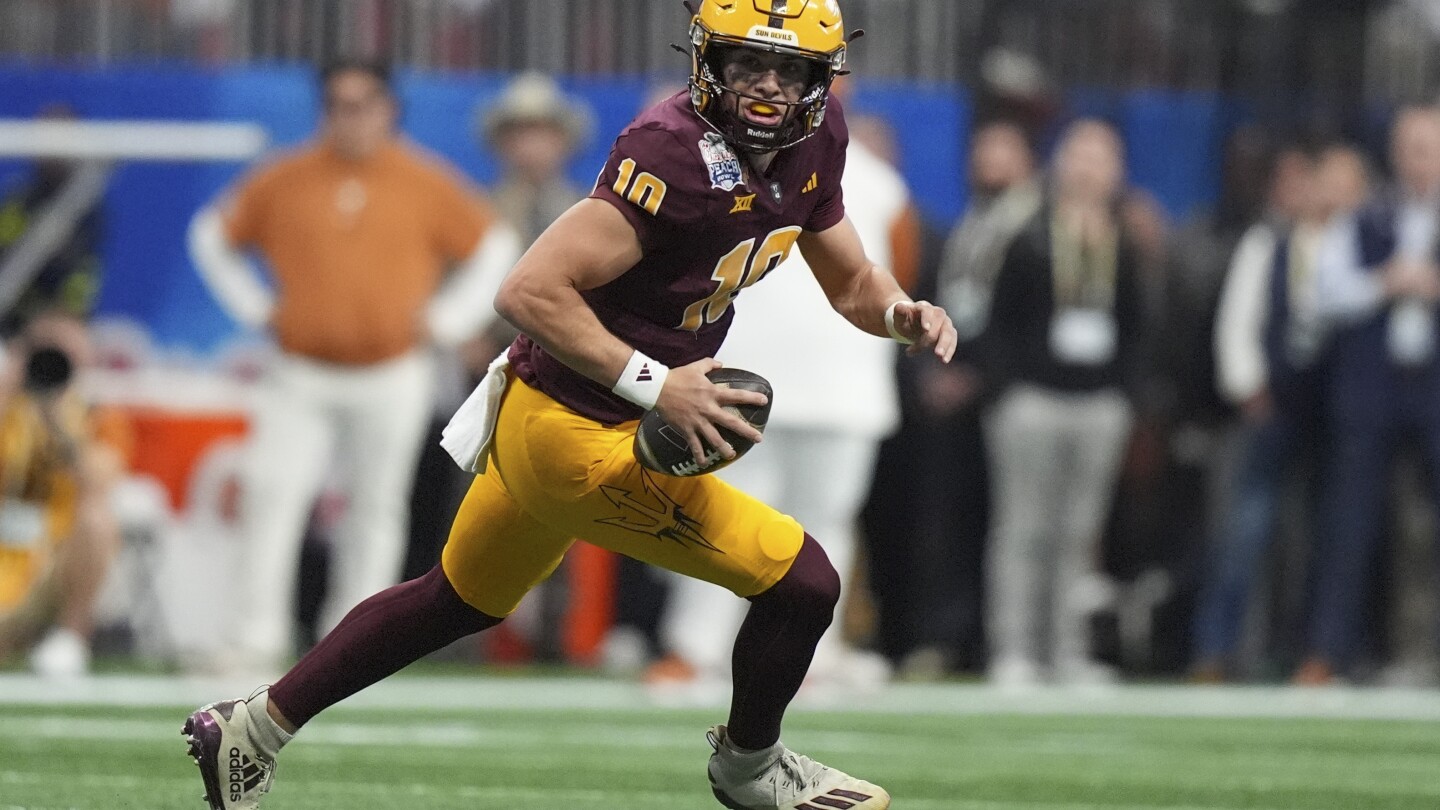 Quarterback Sam Leavitt reaping the benefits of Arizona State's return to national prominence