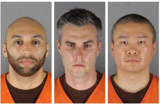 FILE - This combination of photos provided by the Hennepin County Sheriff's Office in Minnesota on Wednesday, June 3, 2020, shows from left, former Minneapolis police Officers J. Alexander Kueng, Thomas Lane and Tou Thao. Data show it's rare for police officers to be convicted of on-duty killings. But three recent convictions of police officers in Minnesota have some people wondering whether that's changing. (Hennepin County Sheriff's Office via AP, File)