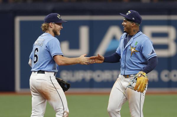 Rays get 2 hits, both homers, top Yanks 4-2 for 4-game split