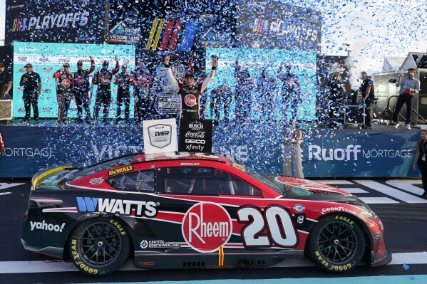 NASCAR Cup Series: Christopher Bell clinches spot in championship finale  with win