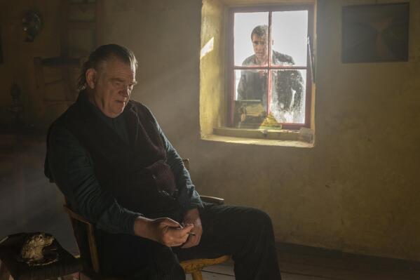 This image released by Searchlight Pictures shows Brendan Gleeson in "The Banshees of Inisherin." (Searchlight Pictures via AP)