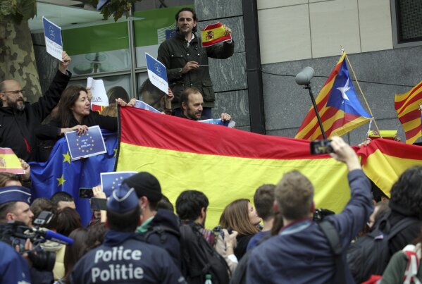 Flag Spanish-Catalan heart