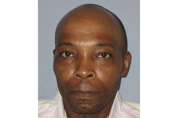 This image provided by the Alabama Department of Corrections. shows Keith Edmund Gavin. The Alabama Supreme Court on Wednesday, April 17, 2024 authorized an execution date for Gavin, who was convicted in the 1998 shooting death of William Clinton Clayton, Jr. in Cherokee County. (Alabama Department of Corrections via AP)