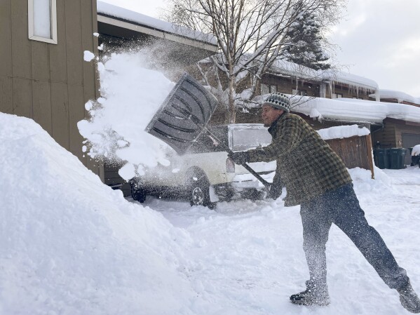 Residents of Alaska's capital dig out after snowfall for January hits  near-record level for the city