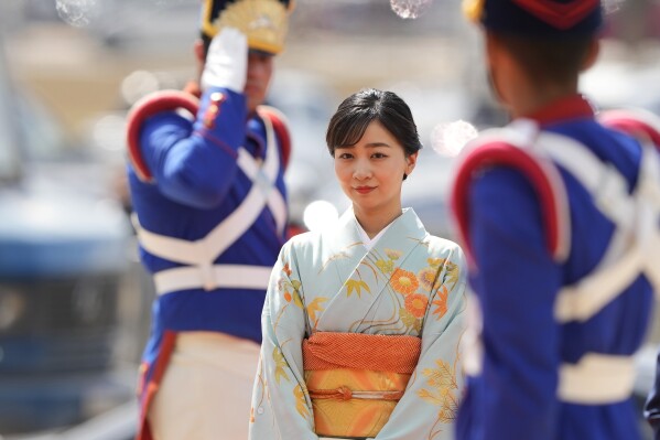 Japan's Princess Kako of Akishino arrives to Itamaraty Palace in Brasilia, Brazil, Wednesday, June 11, 2025. (AP Photo/Eraldo Peres)