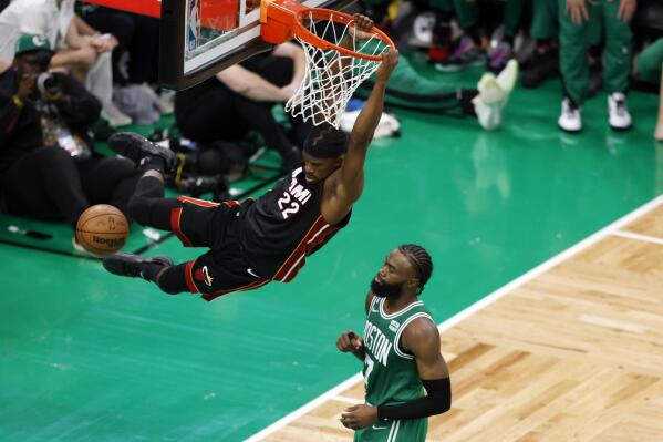 NBA Finals trophy in Boston (where it belongs) ahead of Game 3