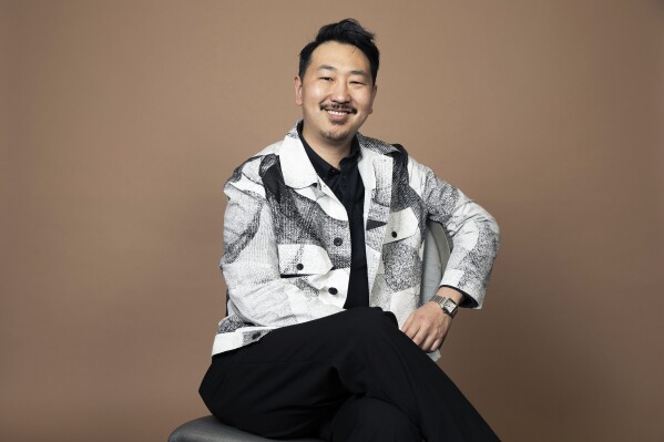 Andrew Ahn poses for a portrait to promote "The Wedding Banquet" on Tuesday, April 15, 2025, in West Hollywood, Calif. (Photo by Rebecca Cabage/Invision/AP)