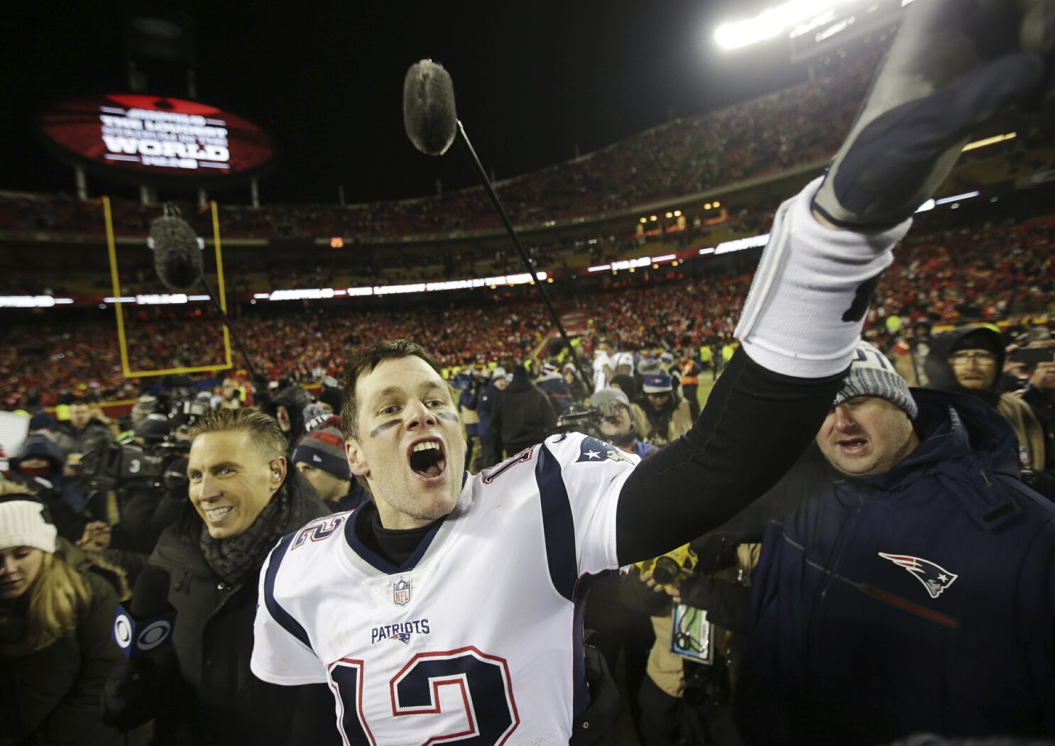 New England Patriots 6-Time Super Bowl Champions 14'' x 22