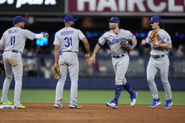 Ryan Pepiot takes perfect game into 7th inning as Dodgers beat Marlins –  Orange County Register
