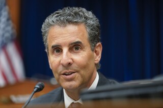 FILE - U.S. Rep. John Sarbanes, D-Md., speaks during a House Committee on Oversight and Reform hearing on gun violence, June 8, 2022, on Capitol Hill in Washington. Sarbanes will not seek reelection in 2024, choosing to depart his seat after 18 years in office, the nine-term Democrat announced Thursday, Oct. 26, 2023. (AP Photo/Andrew Harnik, File)