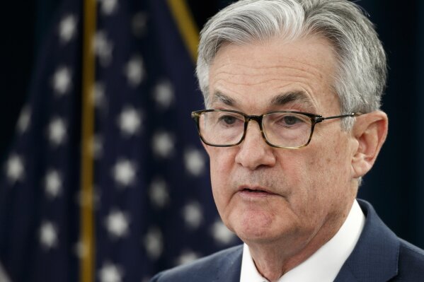 Federal Reserve Chair Jerome Powell speaks during a news conference, Tuesday, March 3, 2020, to discuss an announcement from the Federal Open Market Committee, in Washington. In a surprise move, the Federal Reserve cut its benchmark interest rate by a sizable half-percentage point in an effort to support the economy in the face of the spreading coronavirus. Chairman Jerome Powell noted that the coronavirus “poses evolving risks to economic activity."  (AP Photo/Jacquelyn Martin)