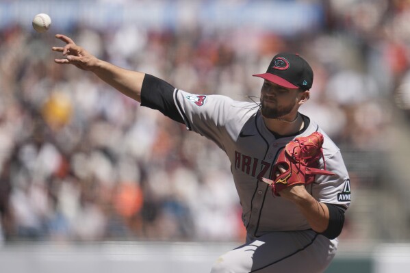 Slade Cecconi, Diamondbacks earn 5-3 victory over the Giants | AP News