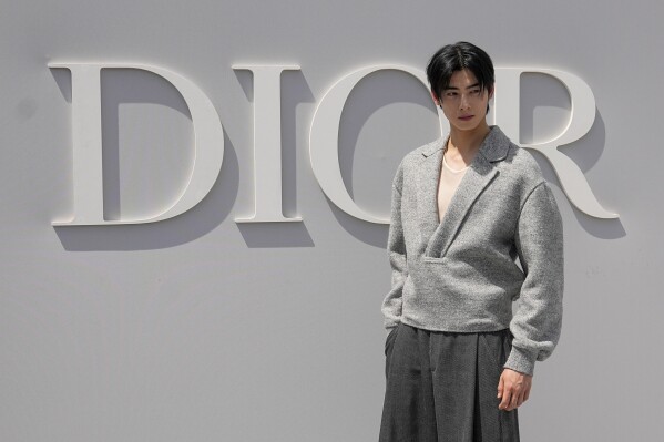 Kim Jones' latest Dior collection included a monogrammed