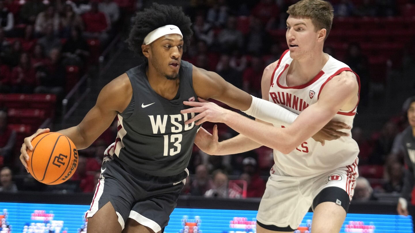 Madsen scores 20, Utah beats Washington State 80-58 in final Pac-12 opener