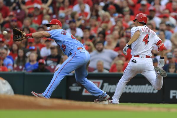 Winker drives in 4, Castillo lasts 7, Reds hold off Cards.