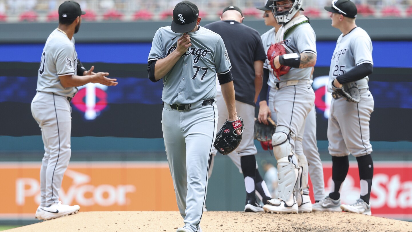White Sox beaten 13-7 by Twins for 20th straight loss, longest MLB skid in 36 years