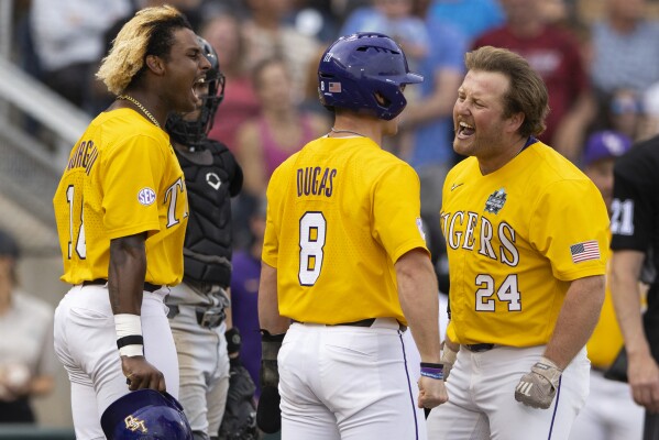 Baseball America on X: Our top 10 college uniforms: 1. LSU 2