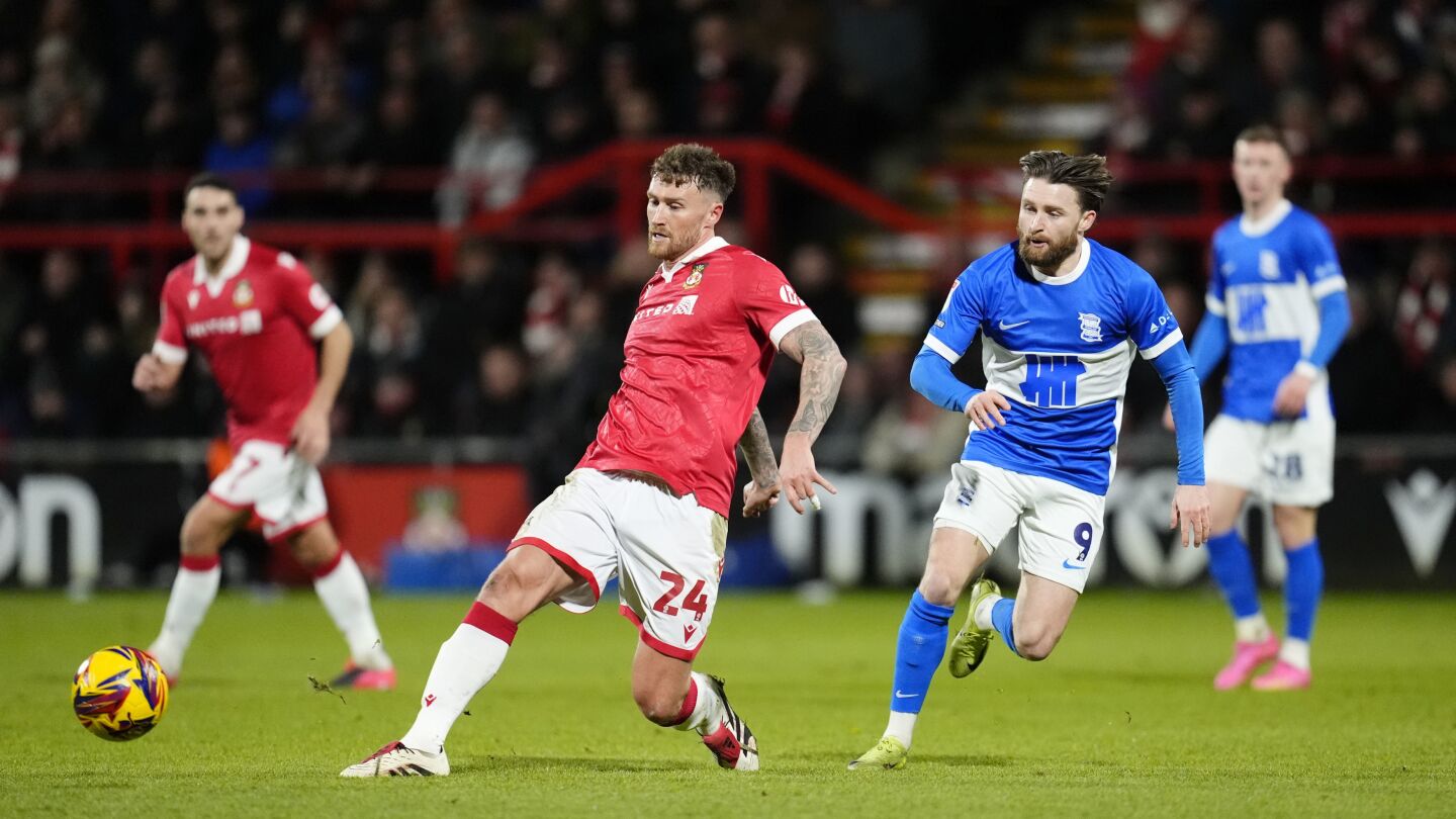 Wrexham’s celebrity owners will have to wait to see their team playing in Europe