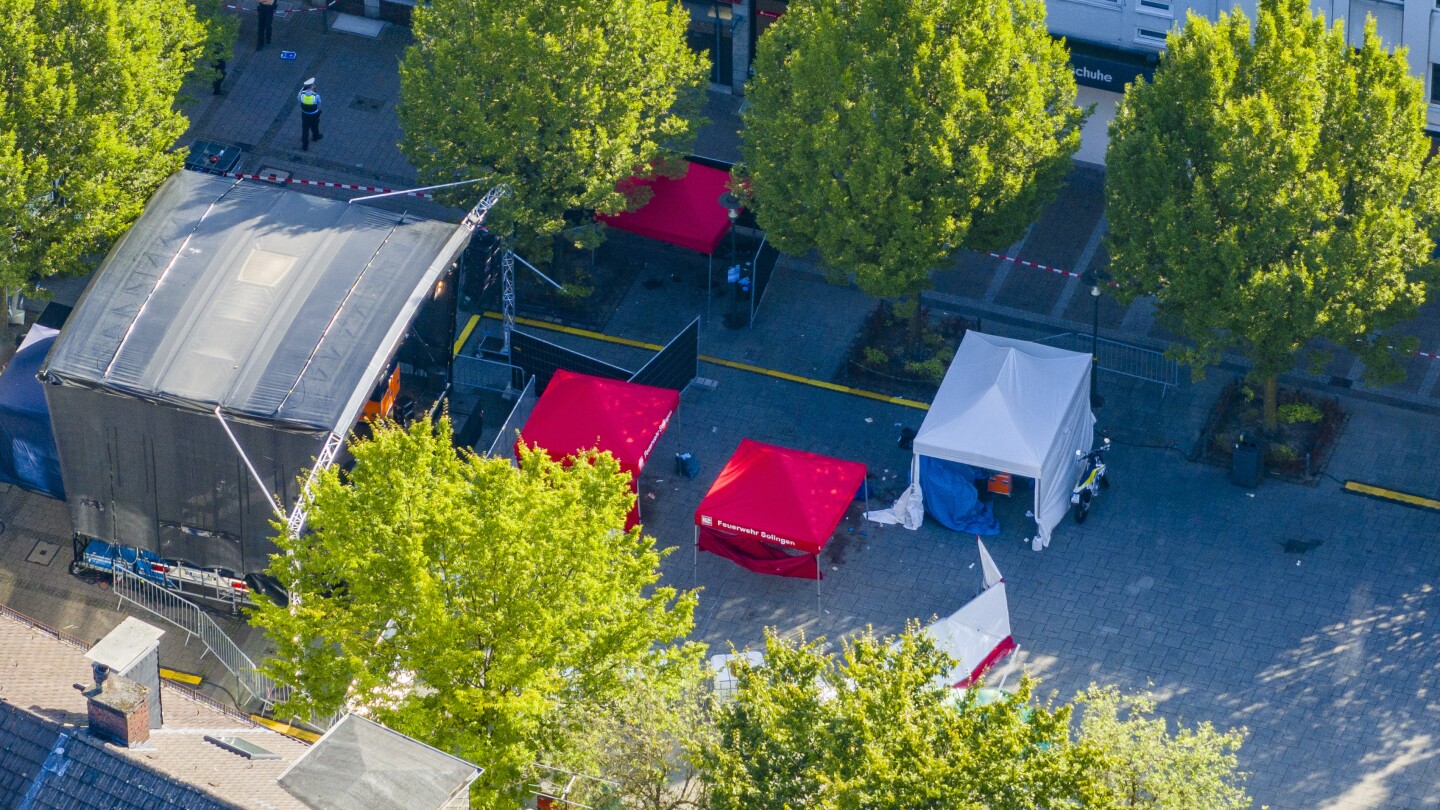 Messerangriff in Deutschland: Polizei sucht nach dem Angreifer, 3 Tote und 8 Verletzte