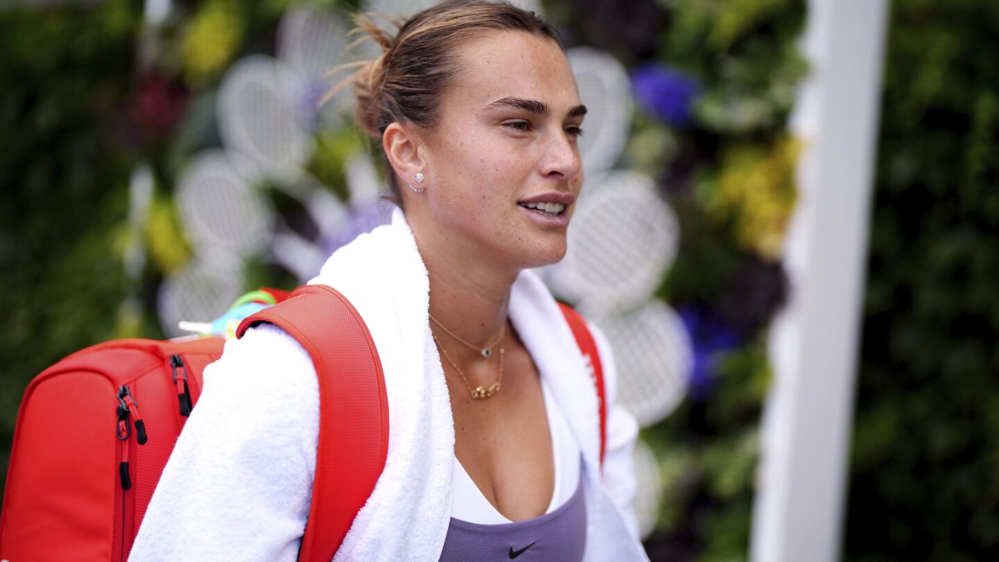 Aryna Sabalenka se retire de Wimbledon en raison d’une blessure à l’épaule
