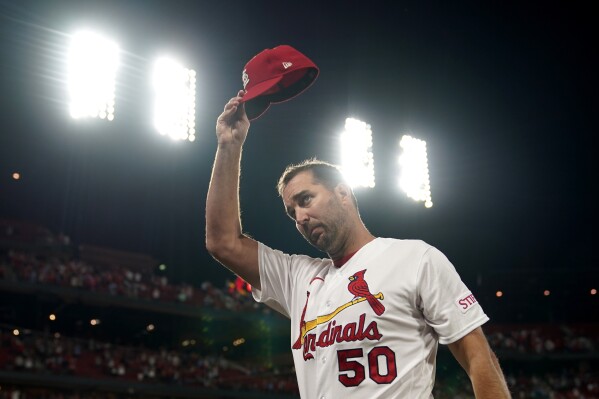 Cardinals' right hander Adam Wainwright, 42, says he has thrown his final  pitch