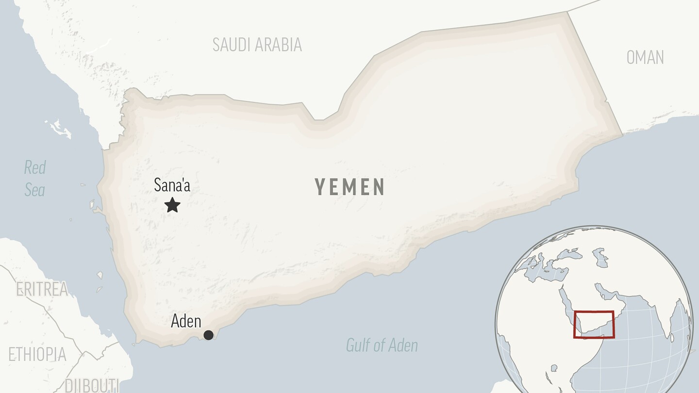 Likely missile attack by Yemen’s Houthi rebels targets a container ship in the Red Sea