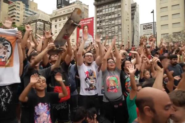 Dragon Ball fans in Buenos Aires gather to mourn creator Akira Toriyama