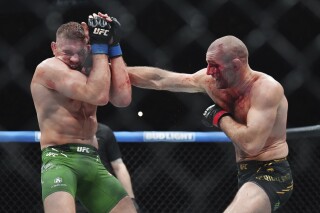 Du Plessis puts middleweight title on the line in rematch with Strickland in UFC 312 | AP News