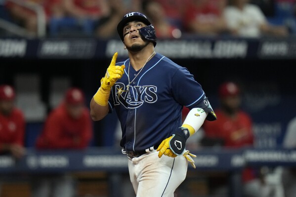 Díaz, Lowe, Arozarena deliver run-scoring hits in 3-run 8th innings as Rays  beat Cardinals 4-2