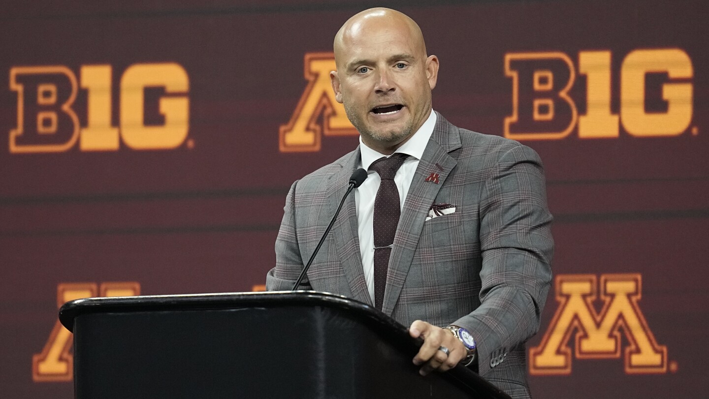 Minnesota coach P.J. Fleck defends program against allegations he calls  'baseless