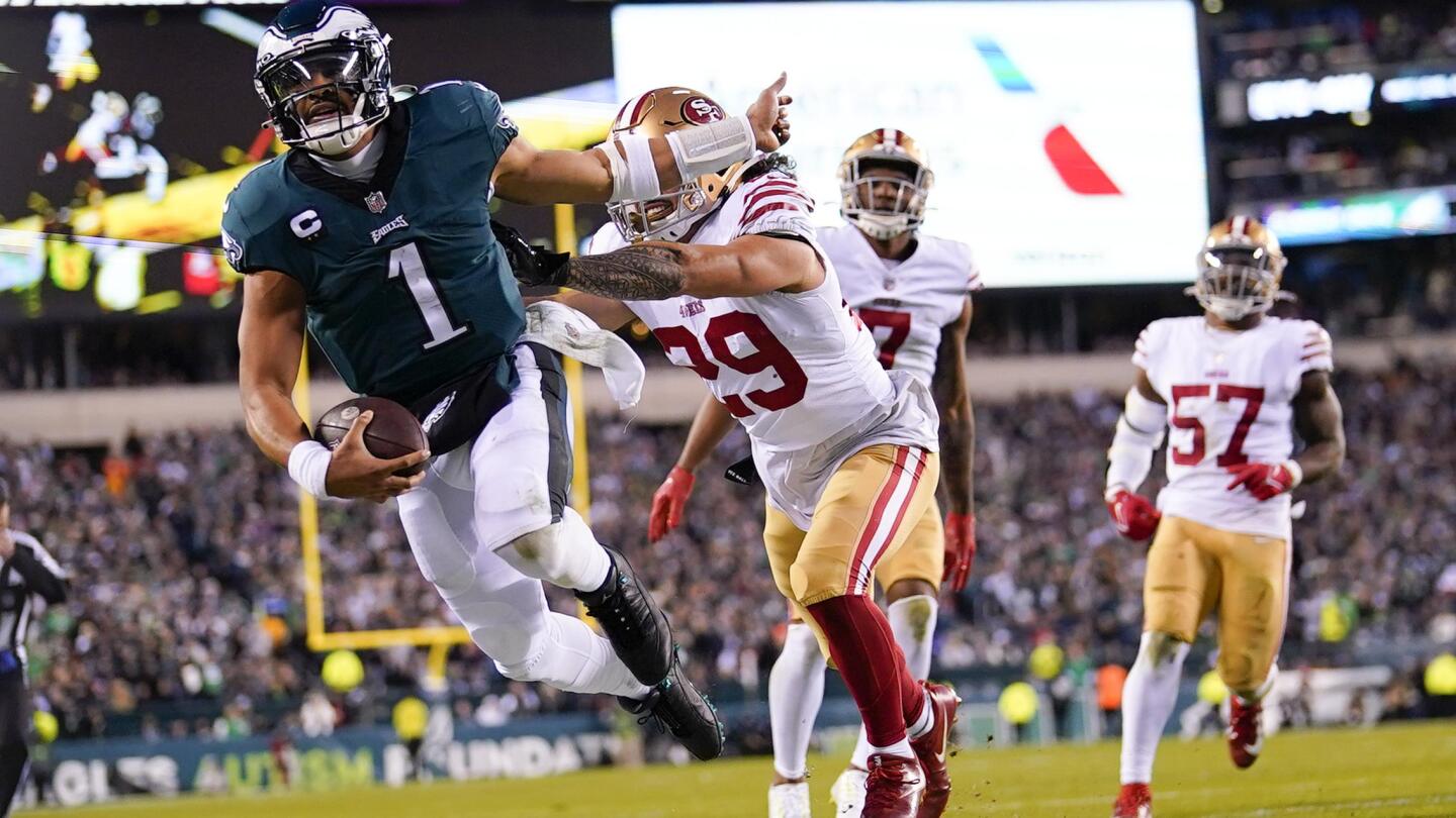 NFL Playoffs: Philadelphia Eagles heading to Super Bowl with dominant  victory over San Francisco 49ers