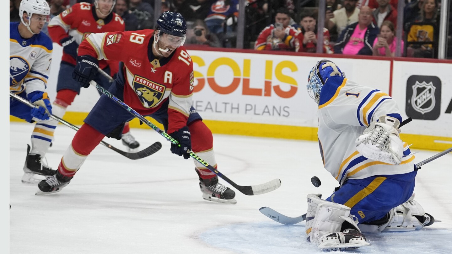 Matthew Tkachuk scores in return, Florida Panthers defeat Buffalo Sabres 3-2