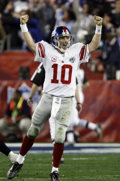 Eli Manning responds to questions about Super Bowl celebration