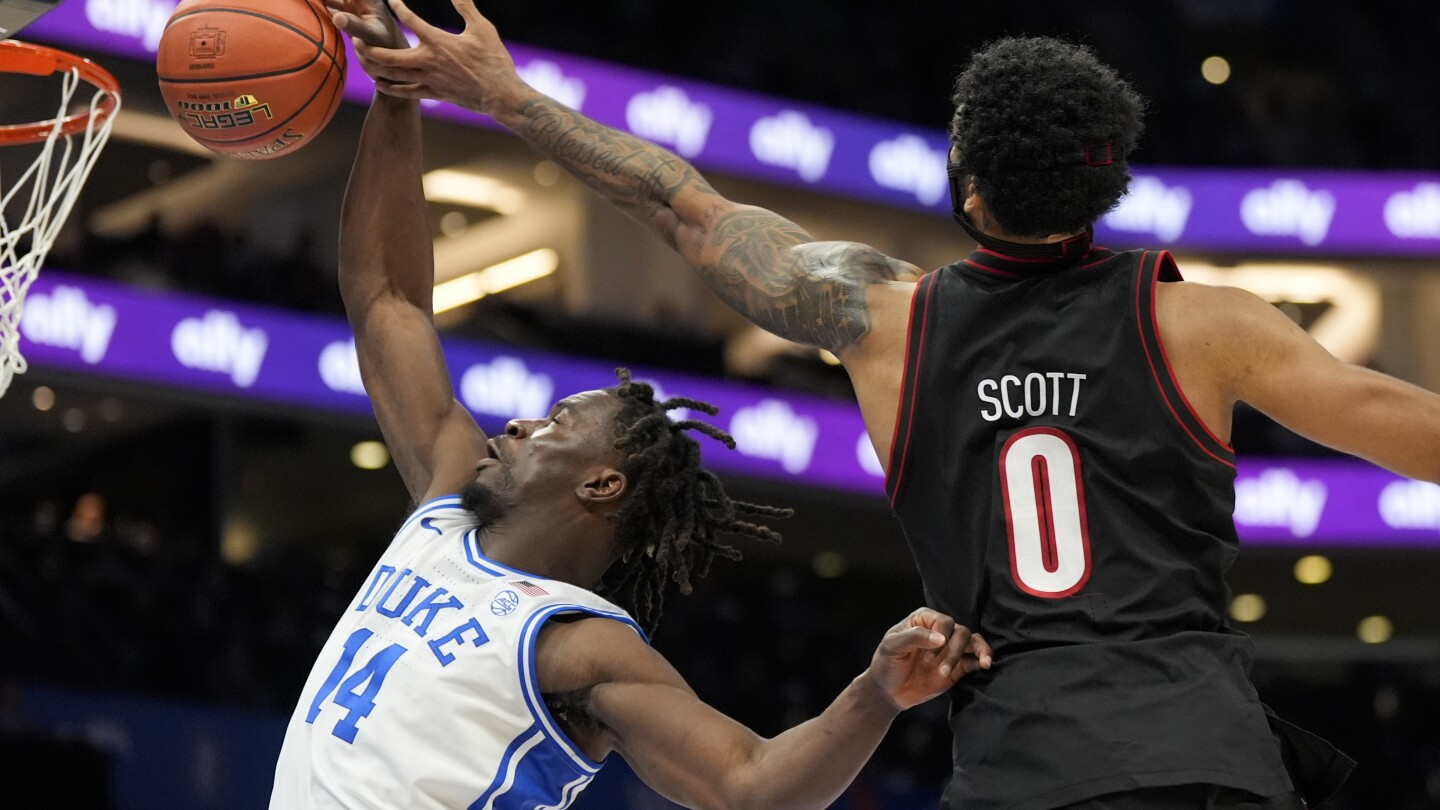 Proctor, Knueppel carry No. 1 Duke past No. 13 Louisville 73-62 for 2nd ACC title in 3 years