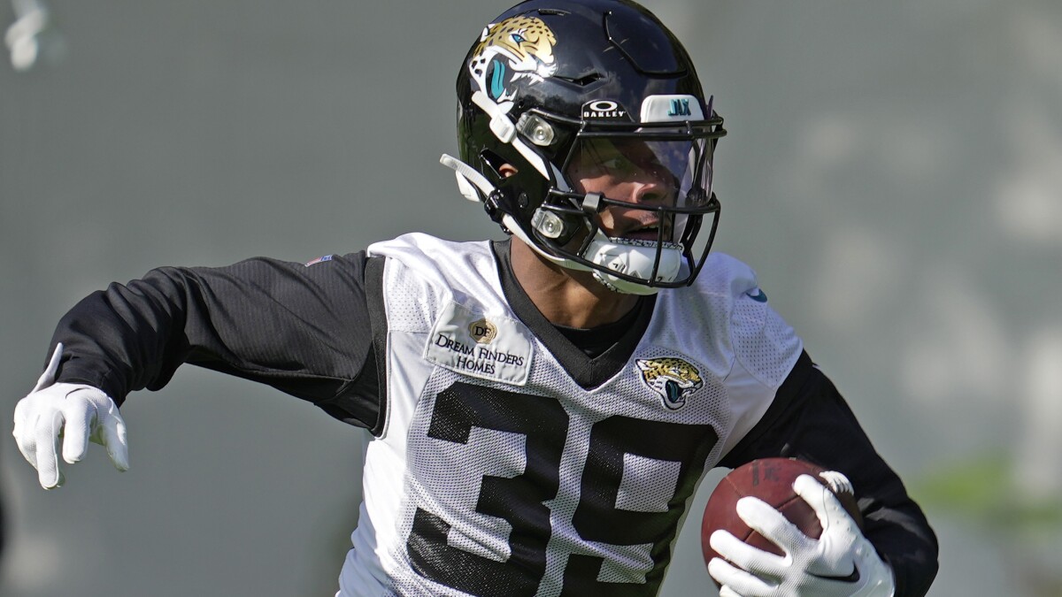 Jags return specialist Agnew a 'game-time' decision vs. Falcons in London.  WR Zay Jones ruled out