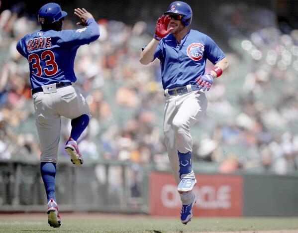Wisdom homers twice for Cubs, who avoid sweep with 4-3 win